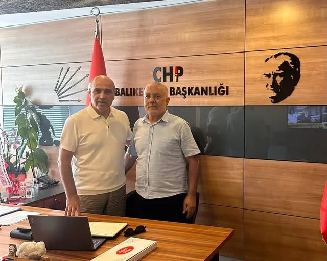 CHP Balıkesir İl Başkanlığı BGC Başkanı Ramazan Demir'i Ağırladı