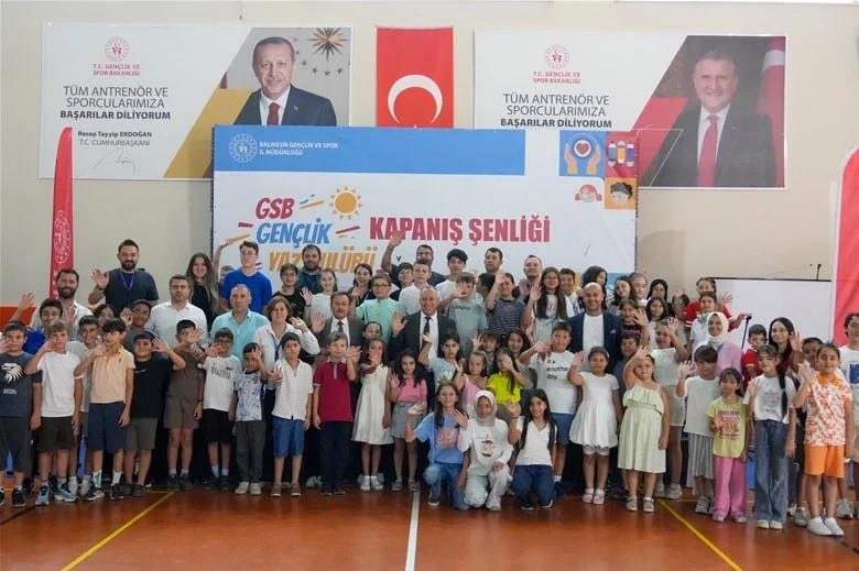 GSB Yaz Kulübü Balıkesir'de Coşkulu Kapanış Şenliğiyle Sona Erdi
